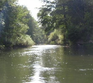 Rivière Aire en amont.